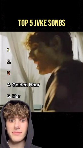 these are JVKE’s top 5 songs, do you agree with the list? #jvke #music #goldenhour