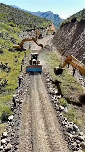 Epic Coastal Road Construction Timelapse 🛣️🌊