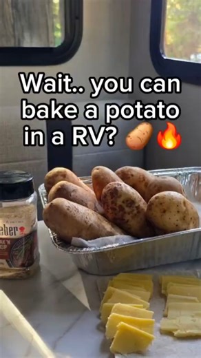 testing the InVision oven in RV and let me tell you… BBQ night just got better. #rvoven #campingfood