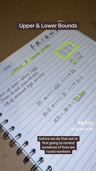 Understanding Upper and Lower Bounds in GCSE Maths