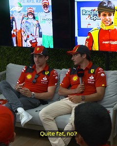 136K views · 3.4K reactions | Revealed: Carlos Sainz is a big fan of Umm Ali dessert  Some lucky F1 in Schools HQ students ask Charles Leclerc and Carlos Sainz some questions in Jeddah!  | F1 | Facebook