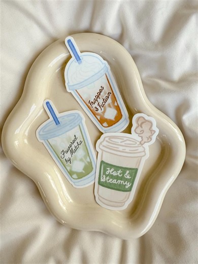 Coffee Starbucks Matcha Latte Matte Vinyl Stickers for Kindle, Planners, Laptop, Journals Waterbottle - Waterproof - Frappuccino - Etsy