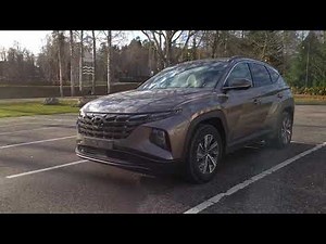 2021 New Tucson 1.6 T-GDI Hybrid 230 hp Silky Bronze/Moss Grey Leather Interior 4K@60fps Galaxy S20+