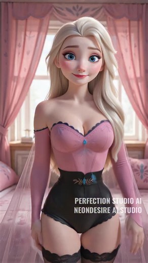 PerfectionStudioAI | Elsa ❄️ collaboration with @neondesireai_studio | Instagram