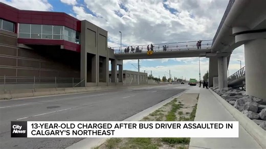 13-year-old charged after bus driver assaulted in Calgary's northeast