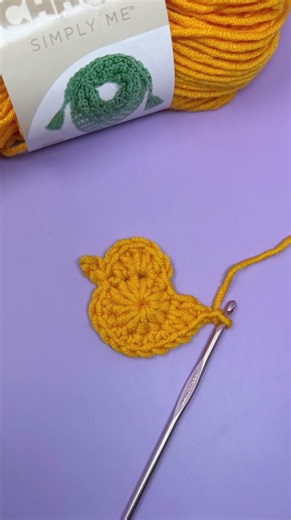 Quick & Easy Crochet Mini Duck Applique Pattern