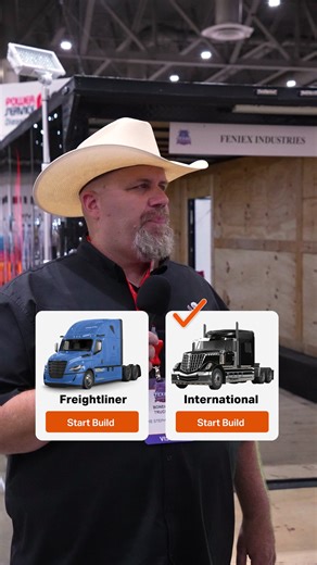 This or That? Semi-Truck Edition. Which truck are you choosing? Build-A-Car: https://www.feniex.com/build-a-car Special thanks to Bonehead Truckers for the interview! | Feniex Industries