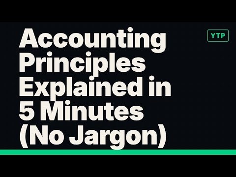 Accounting Principles Explained in 5 Minutes (No Jargon)