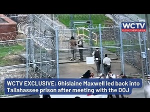 EXCLUSIVE: See Epstein co-conspirator Ghislaine Maxwell return to prison after meeting with DOJ