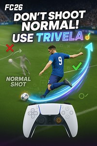 Still using basic shots in FC26? 🤔 You're missing out on the most powerful finishing technique! The Trivela shot is a complete game-changer ⚽🔥 This outside-of-the-boot technique combines insane curve with raw power, making it almost impossible for goalkeepers to save. Here's why you need to switch NOW 👇 ✨ Curves like crazy - Confuses keepers and bends into the far corner ⚡ More power than finesse - Effective from outside the box 🎯 Works with ANY player - Even your fullbacks can score bangers