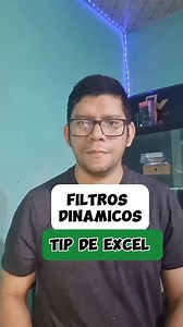 Filtros dinámicos en excel #smartphone #Excel #tutorial #PowerPoint #android #ordenador #exceltips #tecnologia | raymon_acuna
