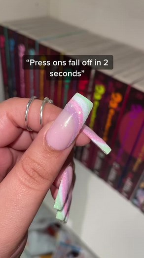 My nail beds are sore byeeeee 💀 #nails #pressonnails #nailart