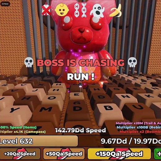 World 2 Stage 9 Vs All Tikfinity 1+ Speed Keyboard Escape #roblox