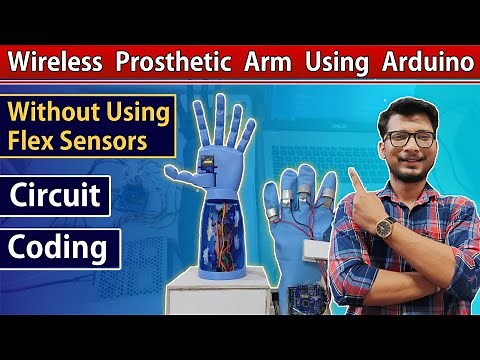 Wireless Prosthetic arm using arduino | robotic arm using arduino | arduino robot hand | arduino