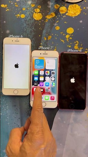 Test boot iPhone 6 vs iPhone 7 vs iPhone 8