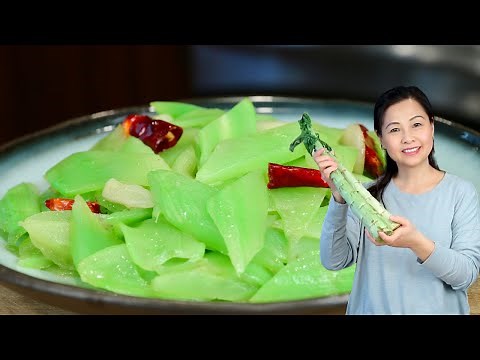 My favorite vegetable stir-fry | celtuce | 炒莴苣