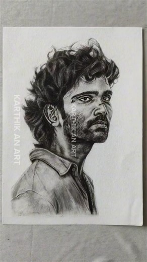 Dude drawing / pradeep ranganathan drawing / charcoal drawing / speed drawing #dude #art #drawing