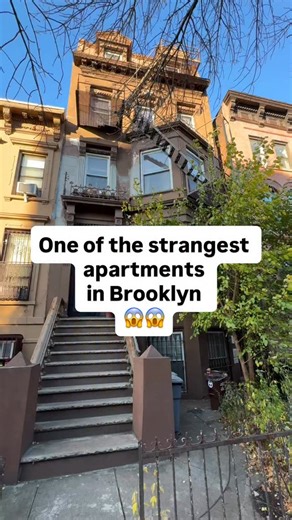 SimplyBrooklyn on Instagram: "Strange Brooklyn apartment 😱🤯 #realestate #nycbuildings #brooklyn #apartment #reelsinstagram #reels"
