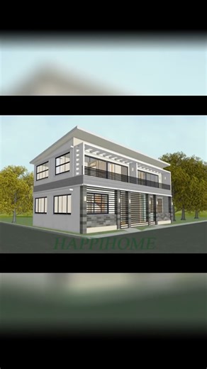 Explore a Stunning Two Story House Design with Virtual Walkthrough #3d #HomeDesign #home #design