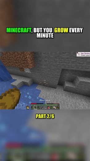 Minecraft, But You Grow Every Minute - Part 2