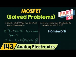 MOSFET Solved Problems (Part 2) Video Lecture | Crash Course for GATE ECE (English) - Electronics and Communication Engineering (ECE)