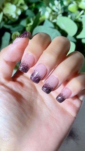 When they say dip nails are “messy”… ✨ I sparkle, you struggle ✨ Powder & liquid, zero chaos — just clean lines, soft fade, and premium powders that melt smooth 💅🏻 Say it with me: It’s not messy, you just need better products. 😌✨ #dippowdernails #fallnails #glitternails #nudenails #ombrenails | Nagaia Nail