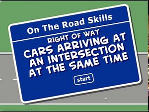 Right of Way - Intersection: Illustrated