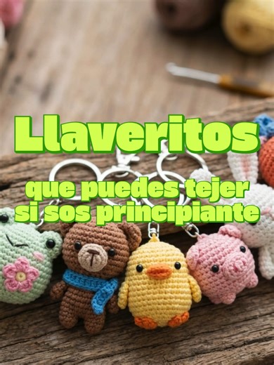 ¿Pensás que el crochet es complicado? Mirá estos llaveritos y decime si no son ideales para arrancar 🧶✨ Si siempre quisiste aprender a tejer pero no sabías por dónde empezar, guardá este video. Es un proyecto simple, rápido y súper lindo. ¿Te gustaría ver más ideas fáciles como esta? Te leo 👇🏼 #Amigurumi #llaveroamigurumi #llaverocrochet