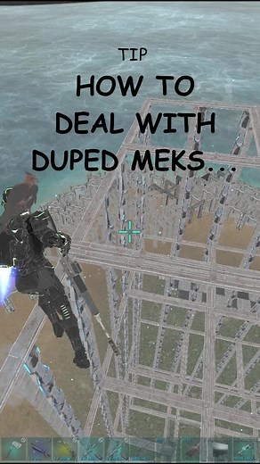 How to Deal with Duped Meks in Ark Official 1X Settings