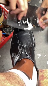 INCREDIBLE Mirror Shoe Shining ✨✨✨ Long Version More Satisfying #asmr #shoeshine #satisfying | Clean shoes