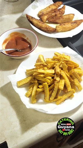 Real Nice Guyana 🇬🇾 on Instagram: "#realnice #food #plantainfries and #friedfish #recipe videos on our YouTube channel, link in bio Pic by Real Nice Guyana 🇬🇾"