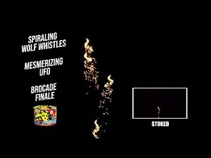 Stoked 500g Multi-shot Firework with UFO Effect - World Class