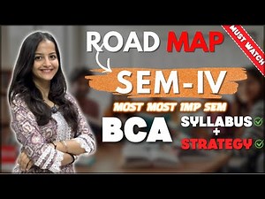 BCA 4th Semester Roadmap| Syllabus, Strategy, Easy vs Hard Subjects| Complete Guide