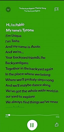 The Backyardigans Theme Song🎧• #thebackyardigans #themesong #spotifylyrics #spotify #spedup #spedupsounds #spedupaudios #fyp #foryoupage #viral