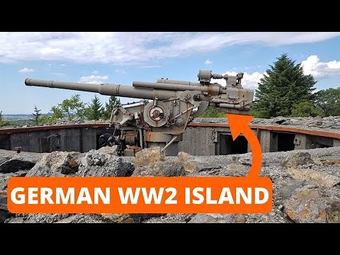 Exploring fortified German WW2 Island. Bunkers , tunnels and gun placements everywhere !