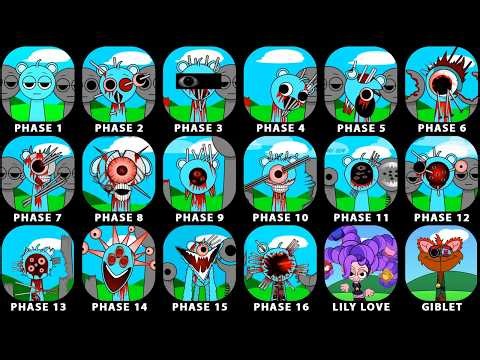 Sprunki Phase 1 + 2 + 3 + 4 + 5 + 6 + 7 + 8 + 9 + 10 + 11 + 12 + 13 + 15 + 16 Style Daylight Version