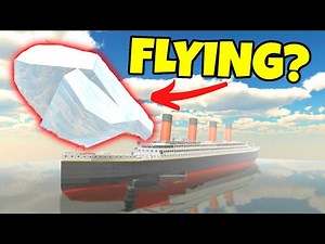 Titanic VS FLYING ICEBERG! Destruction Simulator (Disassembly)