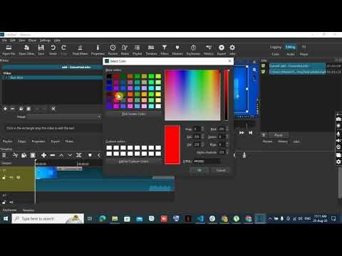 How to Add Text and Styling the Text in Shotcut Video Editor