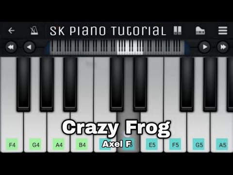 Crazy Frog - Axel F | EASY Piano Tutorial