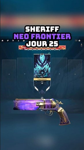 Jour 25 Sheriff Neo Frontier ! Merci @D‪@DioDiff‬our le 1v1 😉 #valorant