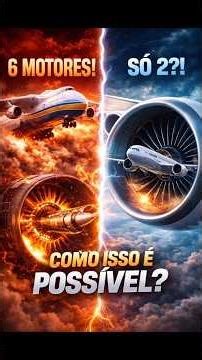 6 ENGINES vs 2?! The Secret of the World's Most Powerful Airplane Engines #shorts