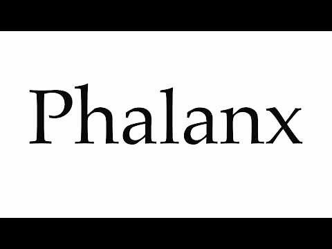 How to Pronounce Phalanx