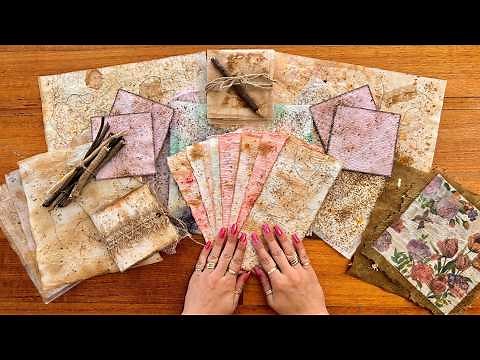 Handmade Textured Paper - 3 Ways