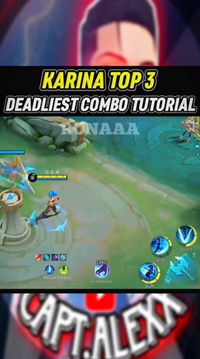 35K views · 459 reactions | KARINA TOP 3 BEST COMBO TUTORIAL  anong combo ang ginagawa niyo dito樂 Ctto  #MLBB #MILPH #mobilelegends #captalexx | Capt.Alexx | Facebook