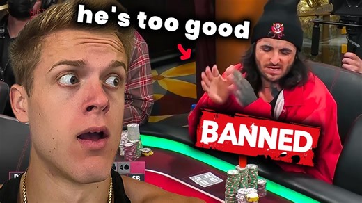 He was banned from casinos for winning? 🎲