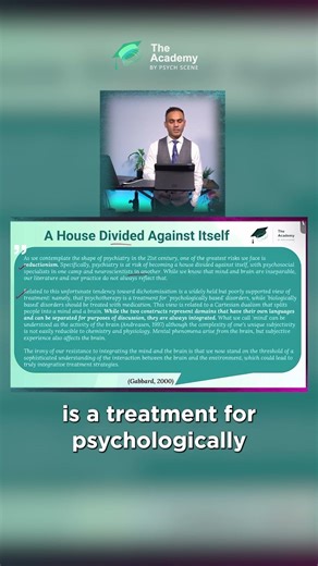 The Risk Of Reductionism In Psychiatry