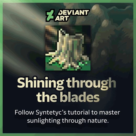 DeviantArt on Instagram: "It's golden hour somewhere! Follow Syntetyc’s tutorial to master sunlighting through nature and earn a radiant badge while you're at it. https://bit.ly/3L7lETi"