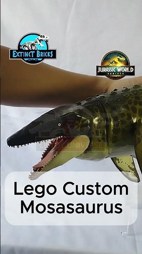 LEGO CUSTOM JURASSIC WORLD REBIRTH MOSASAURUS I JW REBIRTH Мозазавр โมซาซอร์ Mosassauro
