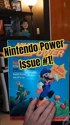 The FIRST Nintendo Power Issue from 1988! #retrogaming #nintendopower
