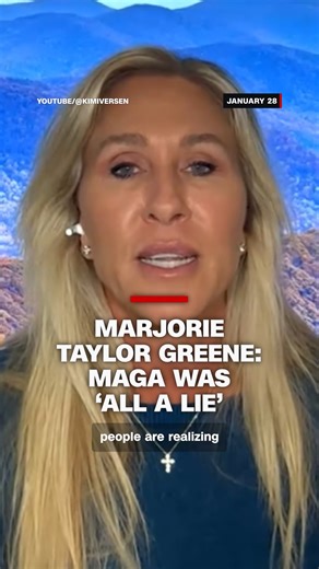 CNN on Instagram: "Former lawmaker Marjorie Taylor Greene sharply criticized the MAGA movement during an appearance on "The Kim Iversen Show," calling MAGA was "all a lie" and accusing the movement of serving wealthy donors and foreign interests."